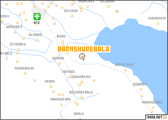 map of Barm Shūr-e Bālā