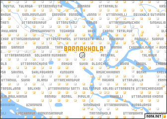 map of Barnakhola