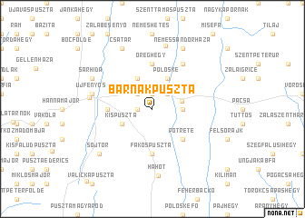 map of Barnakpuszta