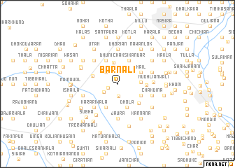 map of Barnāli