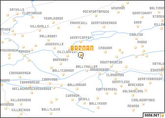 map of Barnan