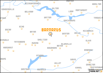 map of Barnards