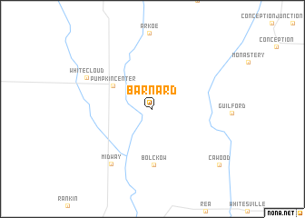 map of Barnard