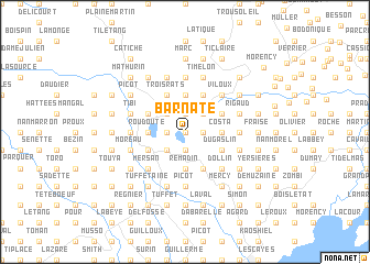 map of Barnate