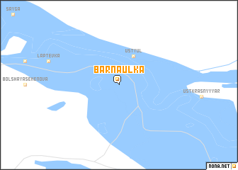 map of Barnaulka