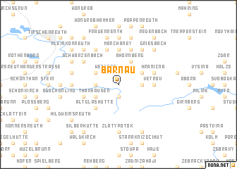 map of Bärnau