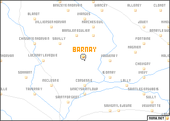 map of Barnay