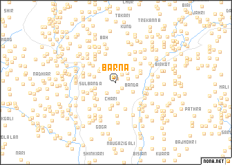 map of Barna