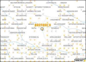 map of Bärnbach