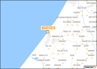 map of Barnea‘