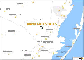 map of Barnegat Estates