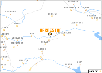 map of Barneston