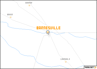 map of Barnesville