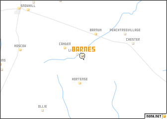 map of Barnes