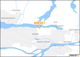 map of Barnet