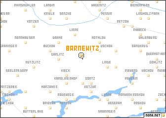 map of Barnewitz