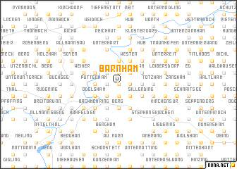 map of Bärnham