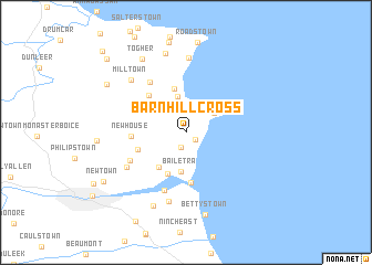 map of Barnhill Cross