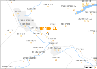 map of Barnhill