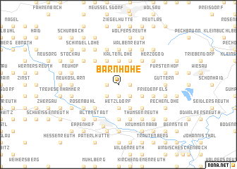 map of Bärnhöhe