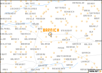 map of Barnich