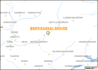 map of Barniedo de la Reina