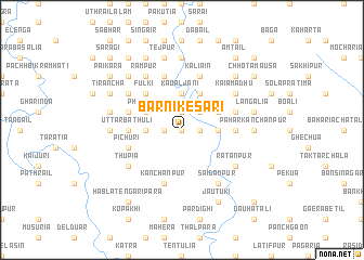 map of Barni Kesari