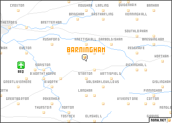 map of Barningham