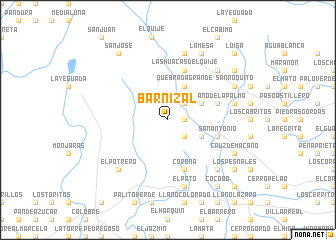 map of Barnizal