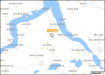 map of Barni