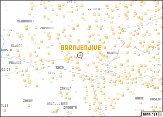 map of Barnje Njive