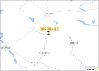 map of Barnowiec