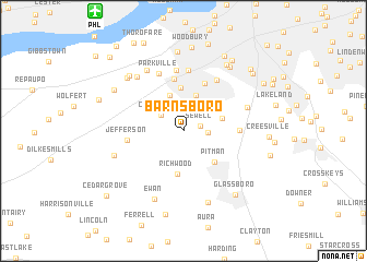 map of Barnsboro