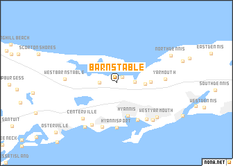 map of Barnstable