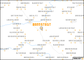 map of Barnstädt