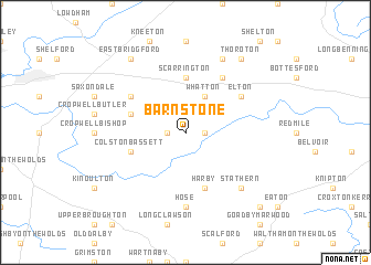 map of Barnstone