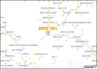 map of Bärnthal