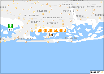 map of Barnum Island