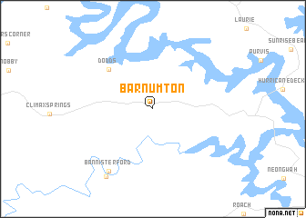 map of Barnumton