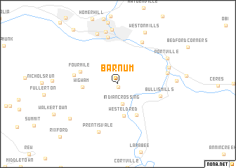 map of Barnum