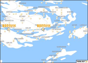 map of Barnvik