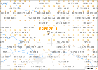 map of Bärnzell