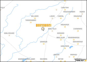 map of Barobāri