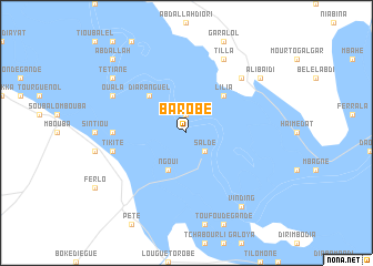 map of Barobé