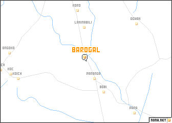 map of Barogal