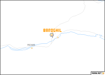 map of Baroghil