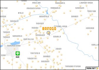 map of Barogo