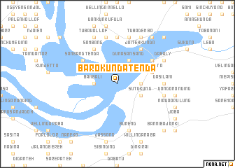 map of Baro Kunda Tenda