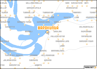 map of Baro Kunda