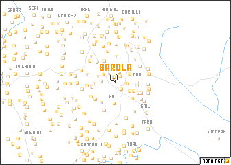 map of Barola